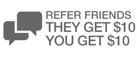 Refer friends, get $10