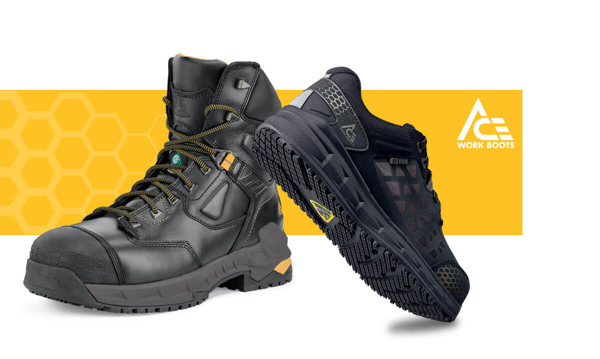 Women's August Steel Toe Work Boots By Shoes For Crews - Water Resistant Industrial Safety Boots