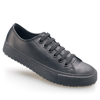 Shoes For Crews - Old School Low-Rider - Black / Men’s Skid Resistant Athletic Shoes