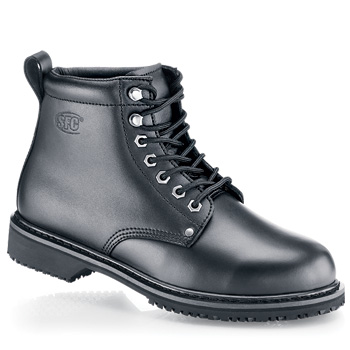 Shoes For Crews - Legionnaire - Soft Toe - Black / Men’s Anti Slip Work Boots