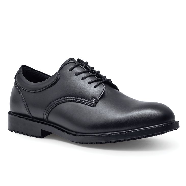 Black / Men's - Slip Resistant Dress Shoes For Men - Shoes For Crews