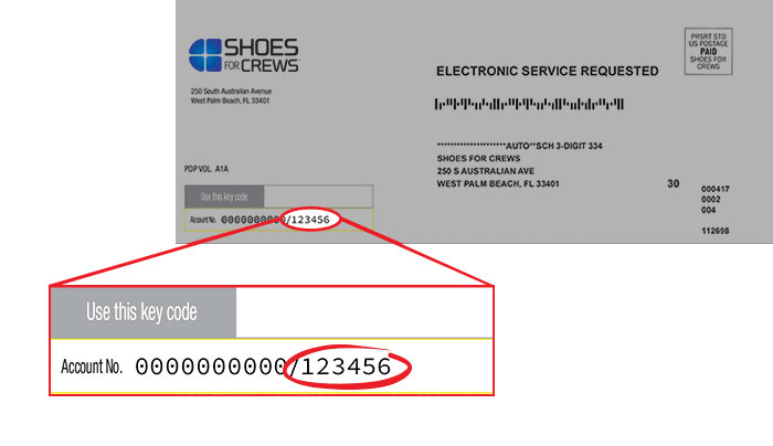 shoes for crews code