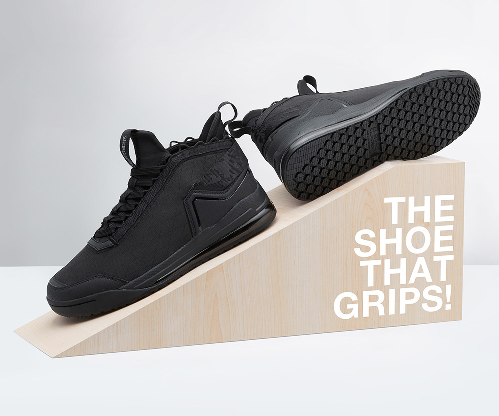 black non slip oil resistant shoes