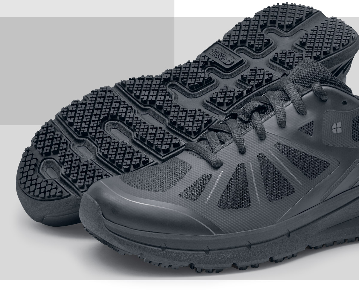 Bigote George Bernard compromiso Resistencia a deslizamiento superior, mayor confort, mejor durabilidad::  Shoes For Crews® - El Zapato Que Agarra®