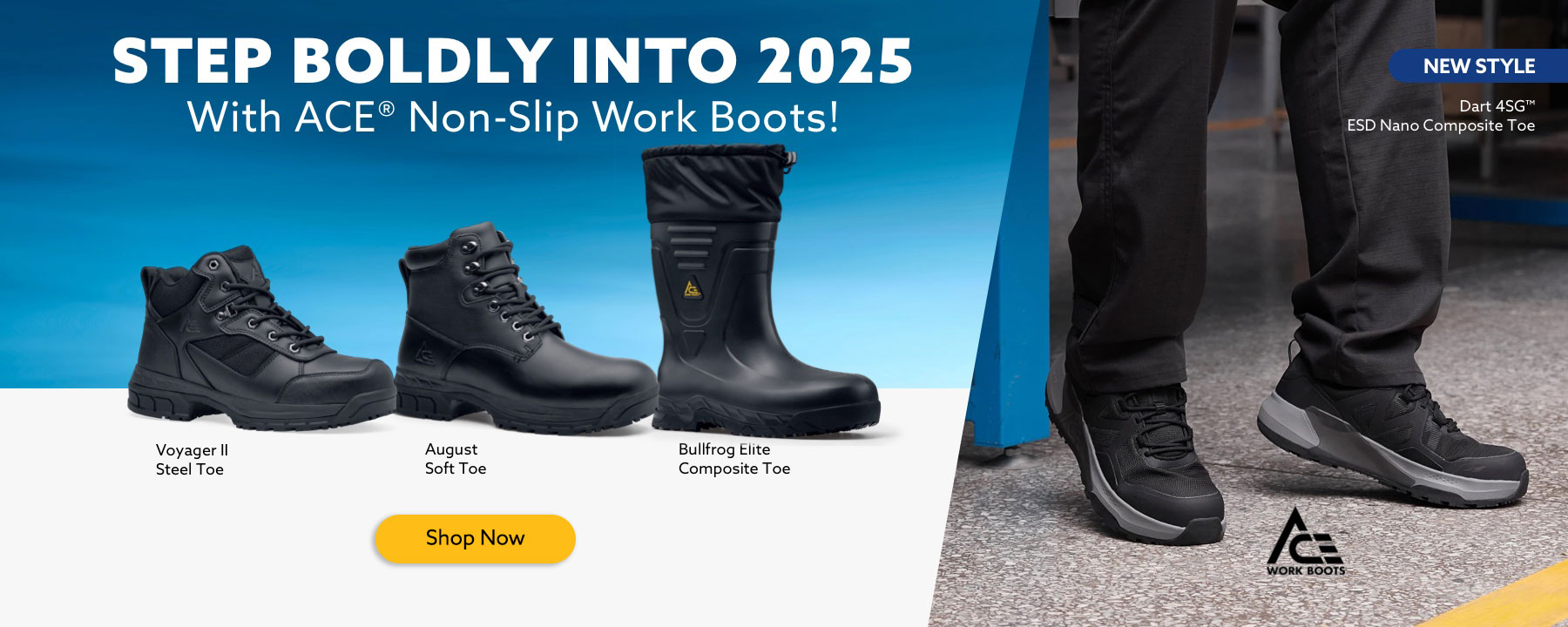 Slip-Resistant boots, shop now!