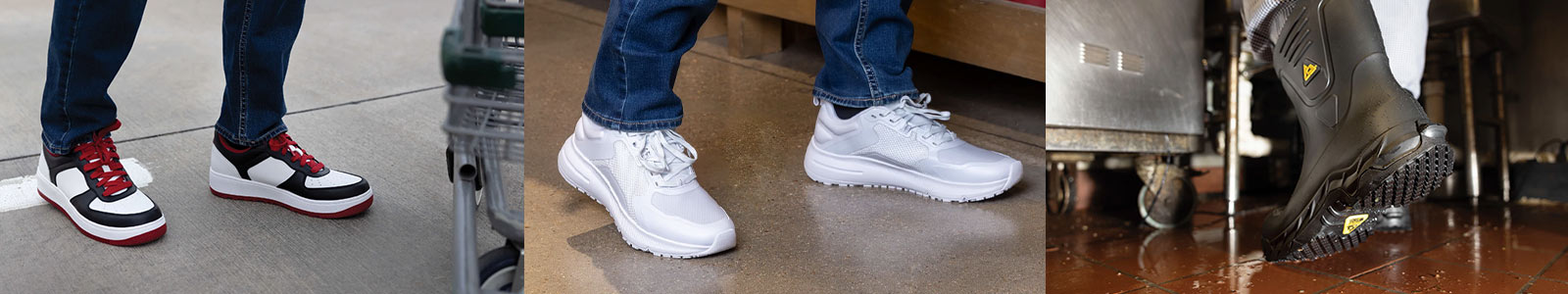 Men's Slip-Resistant Shoes for Supermarkets