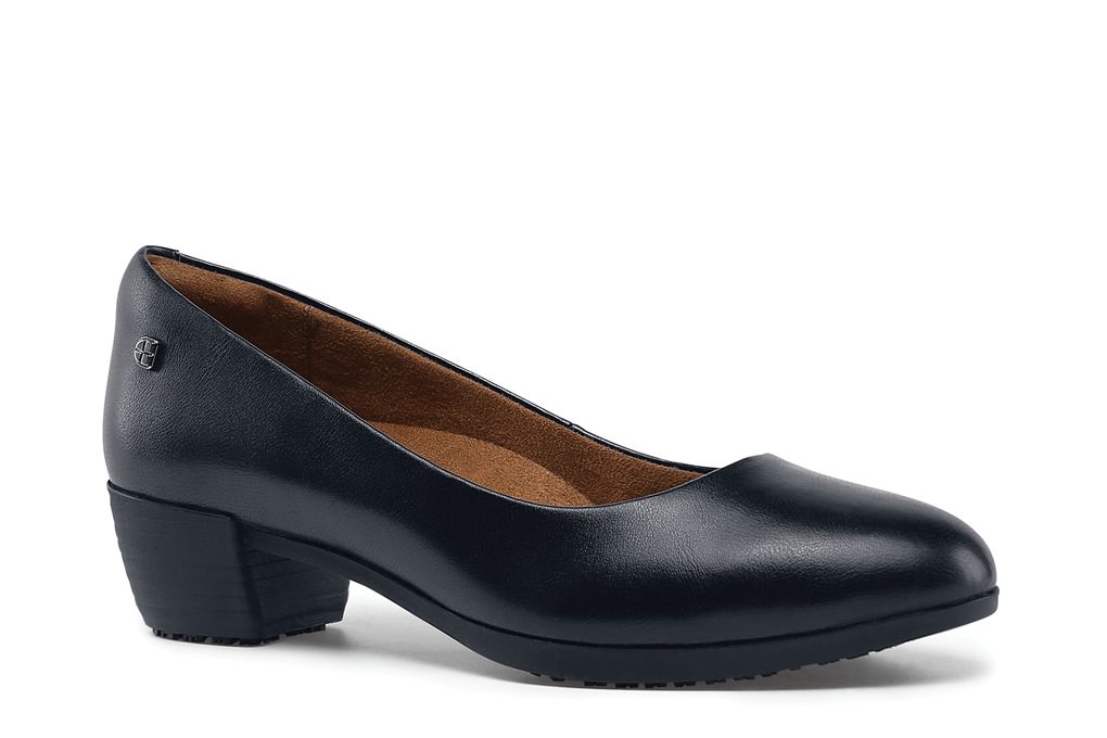 Willa Womens Black Slip Resistant Dress Heels Shoes For Crews Canada 1884