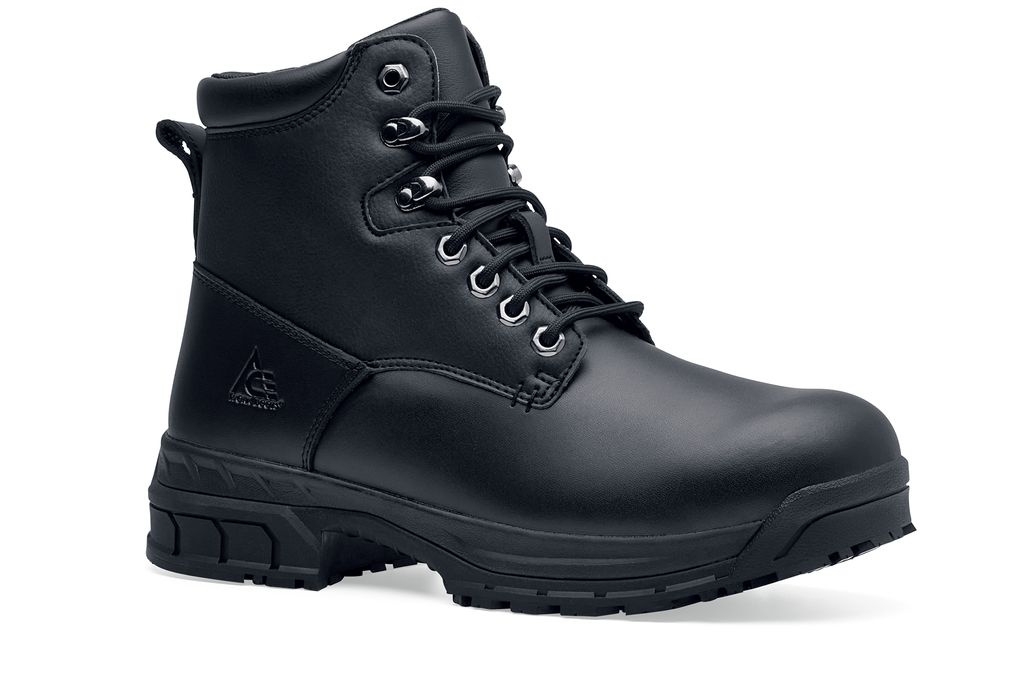 Rowan: Men's Black Non-Slip Work Boots | Shoes For Crews - Canada