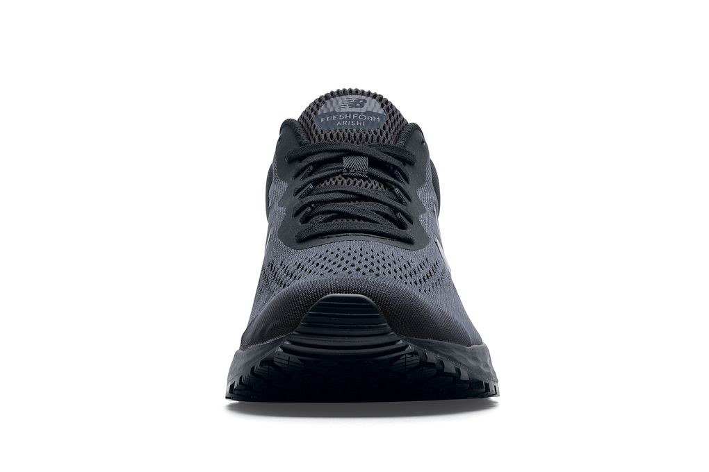 New Balance Arishi V3: Men's Black Slip-Resistant Shoes | Shoes For Crews