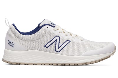 New Balance Arishi v3: Men's Off White Slip-Resistant Shoes