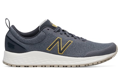 New Balance Arishi v3: Men's Steel Gray Slip-Resistant Shoes