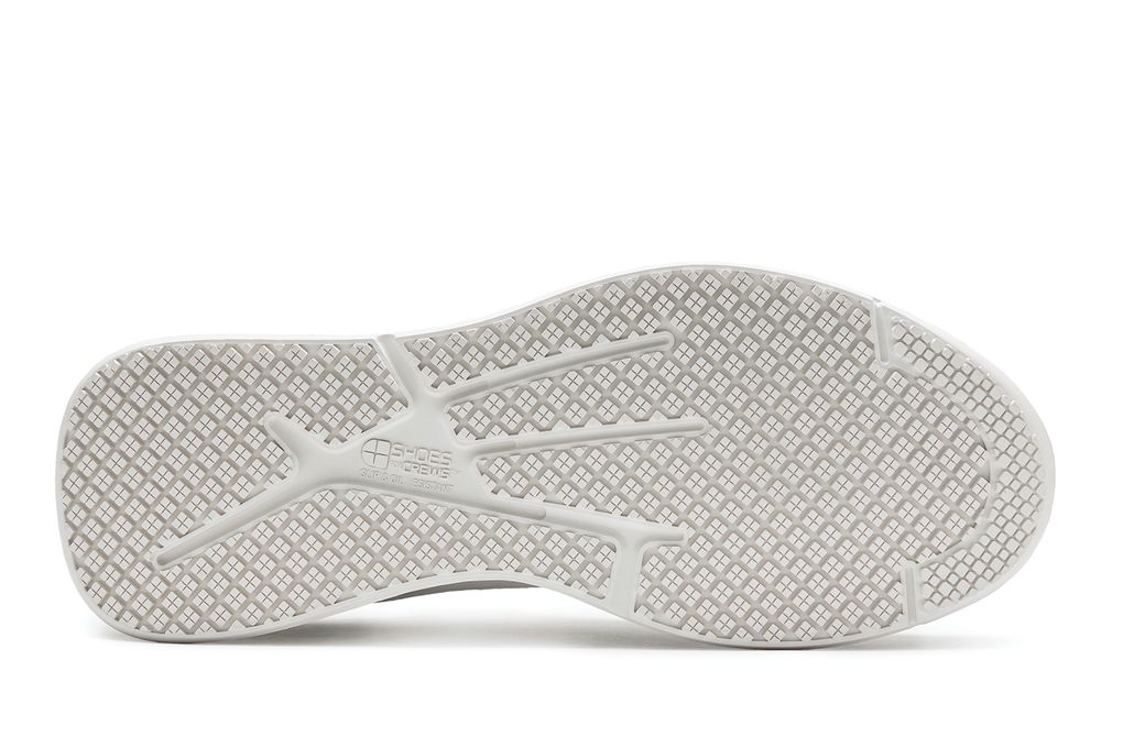 Condor - Men's White Leather Non-Slip Athletic Shoes - Shoes For Crews