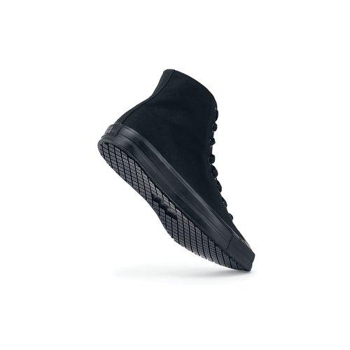 black canvas non slip shoes