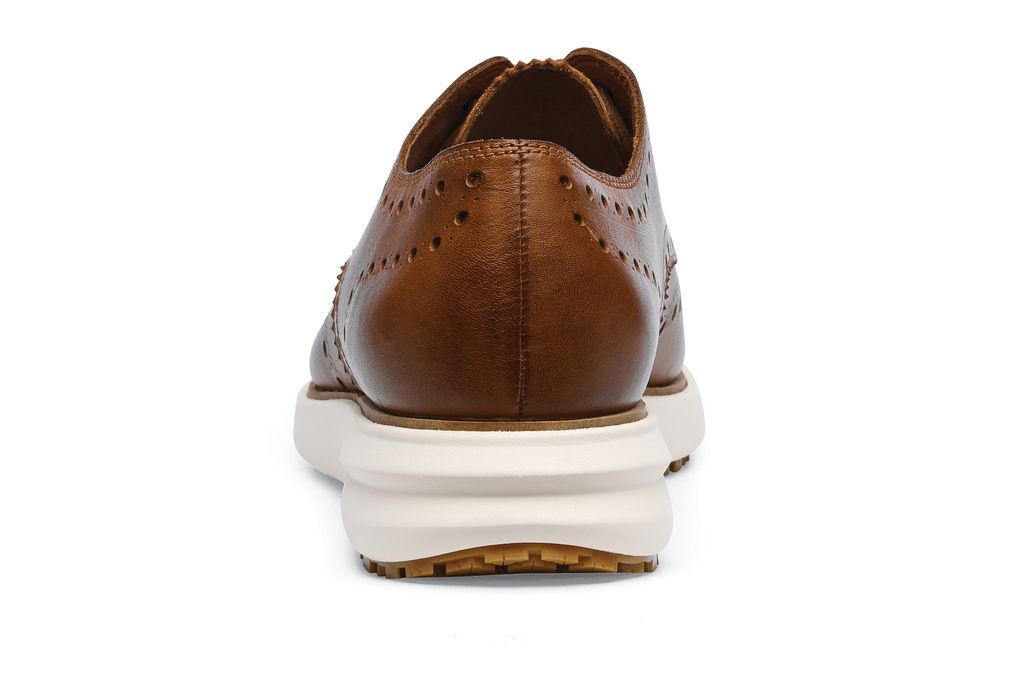 Cole Haan Miles Leather Wingtip Oxford Slip-Resistant Shoes (Black