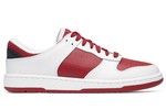 Greer - Men's Red & White Old-School Non-Slip Court Shoes