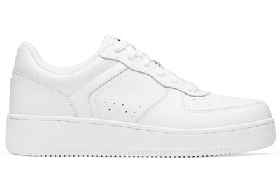 Holcombe White Slip-Resistant Athleisure Sneakers