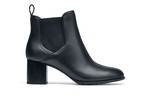 Women's Black Slip-Resistant Pull-On Chelsea Boots