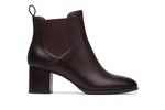 Women's Brown Slip-Resistant Pull-On Chelsea Boots