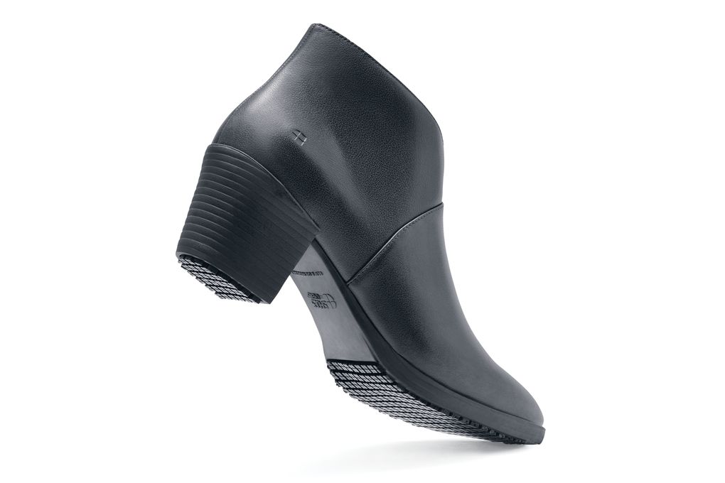 Delilah Womens Black Slip Resistant Dress Shoe Shoes For Crews 3394