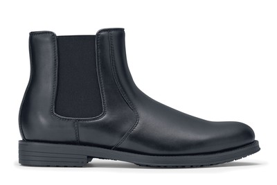 Holden - Men's Black - High Top Non-Slip Work Shoes - Shoes For Crews