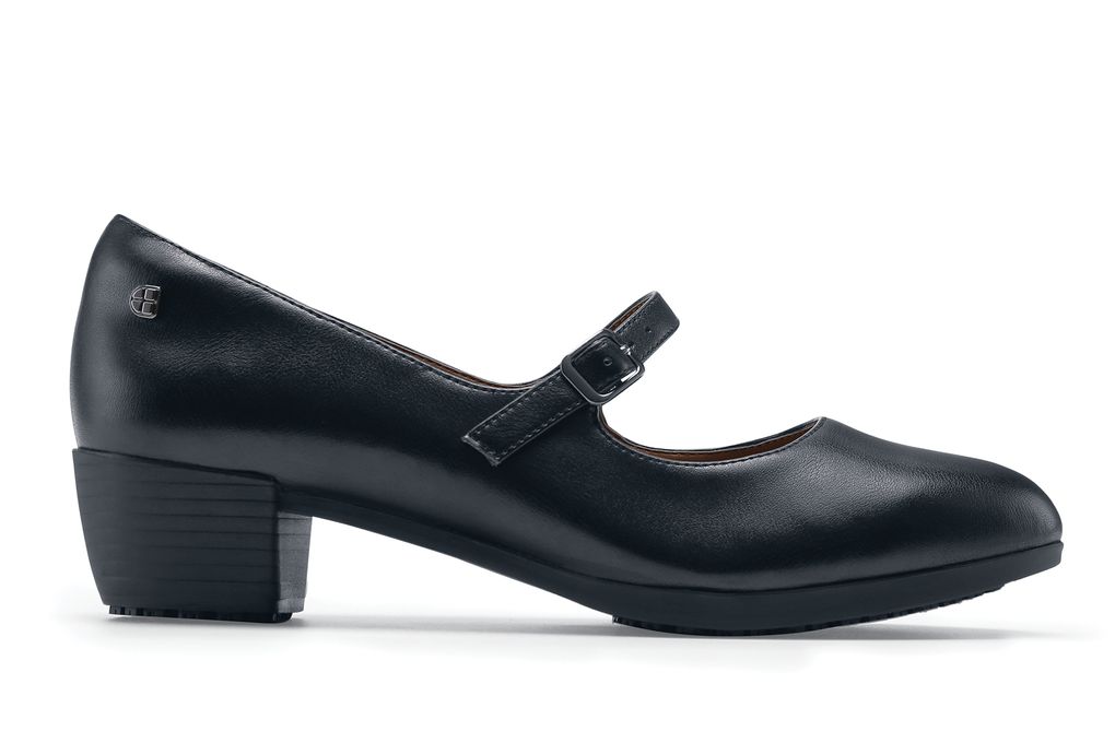Vita Womens Black Slip Resistant Dress Work Shoes Shoes For Crews 4438