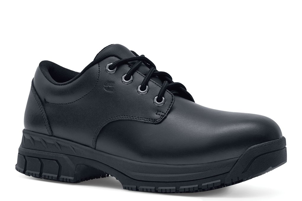 Cade: Men's Black Non-Slip Soft Toe Work Shoes | Shoes For Crews