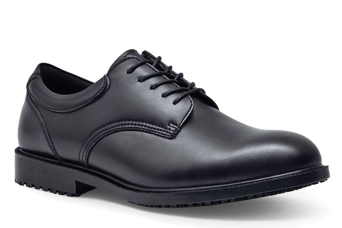 Cambridge: Men's Black Slip-Resistant Dress Shoes | Shoes For Crews