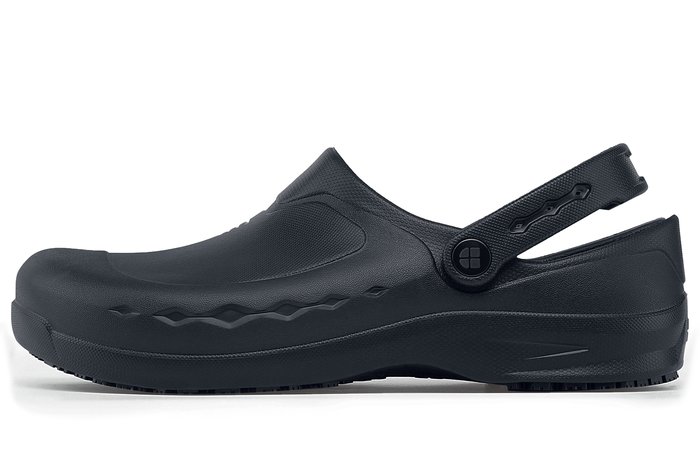 Zinc: Comfortable Black Slip-Resistant Work Clogs | Shoes For Crews