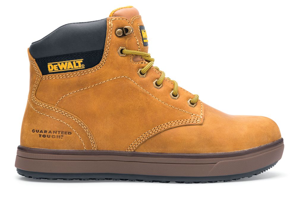 Plasma Wheat Steel Toe Mens Non Slip Work Boots Dewalt Shoes For