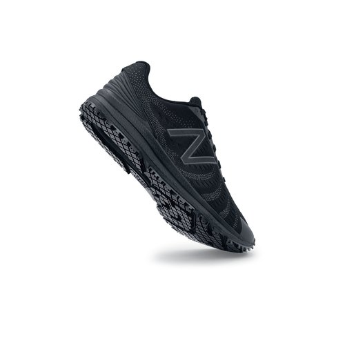 new balance black slip resistant shoes