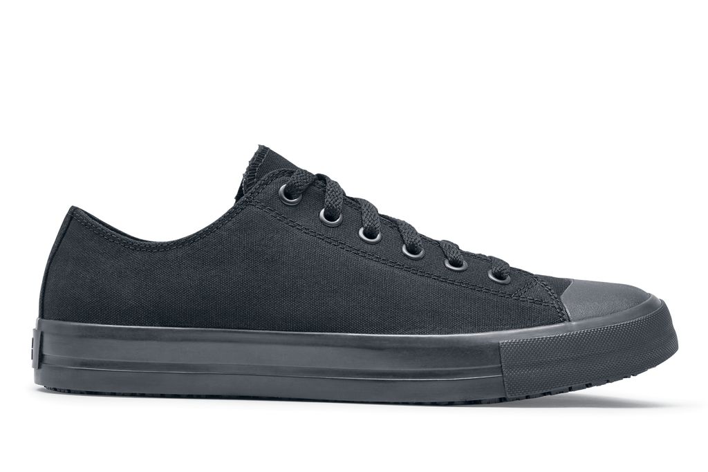 Delray Black Canvas Slip Resistant Shoes Shoes For Crews