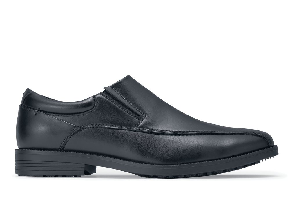 Dockers Director II Men's Slip-Resistant Leather Black Dress Shoe ...