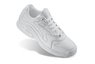 white skid resistant shoes